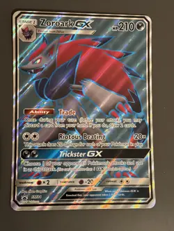 Pokemon Card Zoroark GX SM84 Sun & Moon Back Star Promo Jumbo Light Play - Image 1