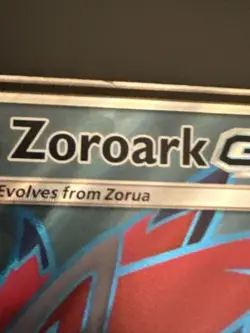 Pokemon Card Zoroark GX SM84 Sun & Moon Back Star Promo Jumbo Light Play - Image 2