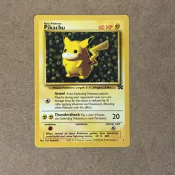 Pokemon "Ivy" PIKACHU Card BLACK STAR PROMO Set #1 Wizard of the Coast League LP - Image 1