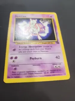 Mewtwo Pokemon Promo The First Movie Card #3 with a Kids WB Stamp Ex Mt - Image 3