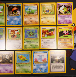 LP/MP(1st edition) COMPLETE Pokemon NEO DISCOVERY Set 20-Card COMMON Non-Holo ed - Image 4