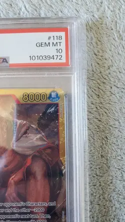 English PSA 10 2024 ONE PIECE Card SILVERS RAYLEIGH OP08-118 SEC Two Legends - Image 5