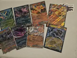 Pokemon Double Rare EX Card Lot of 8 - Image 1