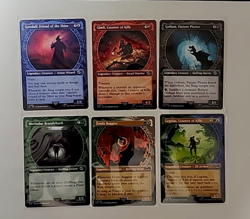 6 Card Lot - MTG Magic the Gathering Lord of the Rings LOTR Gandalf Frodo Gimli - Image 1