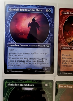 6 Card Lot - MTG Magic the Gathering Lord of the Rings LOTR Gandalf Frodo Gimli - Image 3