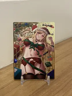 Marin Kitagawa 171/200 - Goddess Story Custom Anime Waifu Doujin Gold Metal Card - Image 1