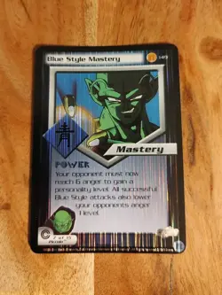 DBZ Dragon Ball Z TCG Trunks Saga Blue Style Mastery #149 Foil Limited Rare Card - Image 1