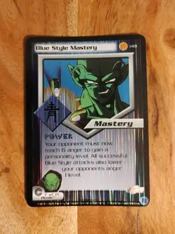 DBZ Dragon Ball Z TCG Trunks Saga Blue Style Mastery #149 Foil Limited Rare Card - Image 2