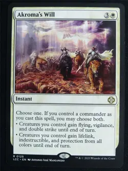 Akroma's Will - LCC - Mtg Card #4LF - Image 1