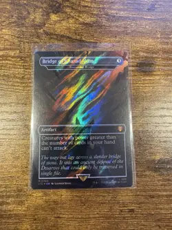 [1x] Bridge of Khazad-dum (0380) - Ensnaring Bridge - Surge Foil - Borderless NM - Image 1