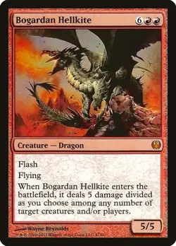 MTG | Bogardan Hellkite [Duel Decks: Knights vs. Dragons] Foil Near Mint - Image 1