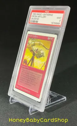 MTG Unlimited Edition 1993 Orcish Artillery PSA 9 Mint Old School 93/94 - Image 3