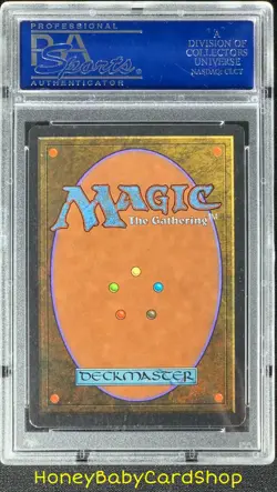 MTG Unlimited Edition 1993 Wall of Fire PSA 9 Mint Old School 93/94 - Image 2