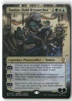 Tamiyo, Field Researcher (Borderless) Commander: Bloomburrow Foil NM MTG - Image 1