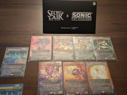 MTG Secret Lair x SONIC Friends & Foes + Turbo Gear RAINBOW FOIL SET 🔥🔥🔥 - Image 2