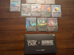MTG Secret Lair x SONIC Friends & Foes + Turbo Gear RAINBOW FOIL SET 🔥🔥🔥 - Image 3
