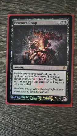 Magic the Gathering New Phyrexia (2011) Praetor's Grasp Foil - Image 1