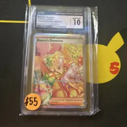 CGC 10 GEM MINT Bianca's Devotion 2024 Temporal Forces 209/162 SIR Pokemon Card - Image 1