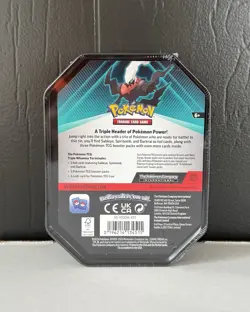 NEW Pokemon Triple Whammy Collector Tin (Darkrai, Tyranitar & Slaking) Sealed ✅ - Image 5