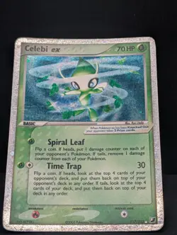 Celebi ex 117/115 Unseen Forces Holo Ultra Rare Pokemon TCG Nintendo MP - Image 3