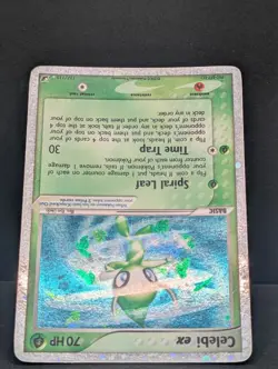 Celebi ex 117/115 Unseen Forces Holo Ultra Rare Pokemon TCG Nintendo MP - Image 4