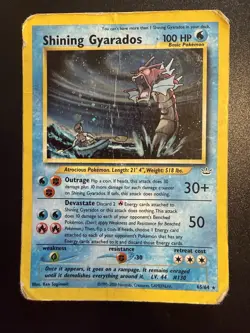 Pokemon 2001 Shining Gyarados Neo Revelation 65/64 English Wotc - Image 1