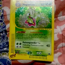 Meganium 18/165 Holo Rare Expedition Base Set 2002 Pokemon Vintage TCG - Image 1