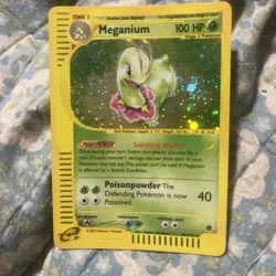 Meganium 18/165 Holo Rare Expedition Base Set 2002 Pokemon Vintage TCG - Image 4