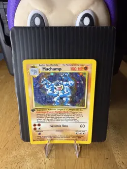 Machamp 8/102 1st Edition Base Set Holo Rare 1999 Pokemon - Image 1