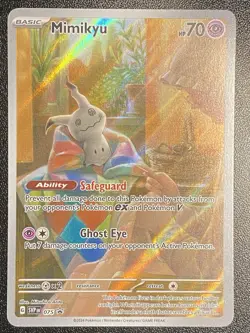Mimikyu Promo 075 English - S&V Black Star Promo Pokemon TCG - NM - Free Ship - Image 1