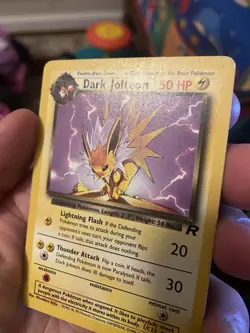 Pokemon TCG - Dark Jolteon 38/82 Non-Holo Team Rocket HP - Image 3