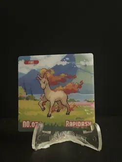 Pokemon Eif origin Gameboy Lenticular Pontya/Rapidash #NN - Image 2