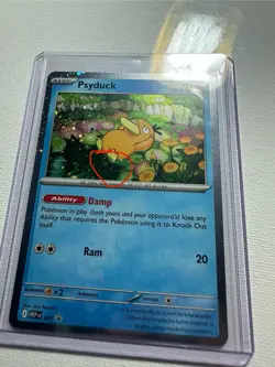 SWIRL Pokemon TCG Psyduck MEP 007 Mega Evolution Pokemon Blister Promo - Image 1