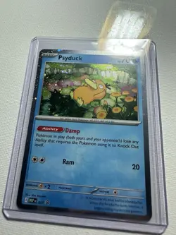 SWIRL Pokemon TCG Psyduck MEP 007 Mega Evolution Pokemon Blister Promo - Image 2
