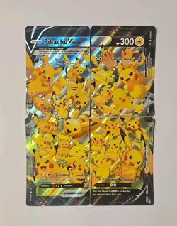 Pokemon - PIKACHU V-UNION - Celebrations 25th Anniversary - Holo - Set of 4 - Image 1