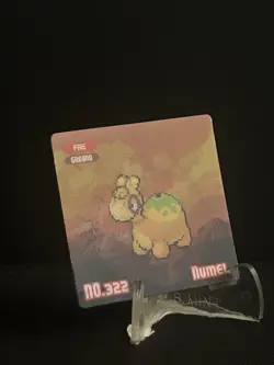 Pokemon Eif origin Gameboy Lenticular Numel/camerupt #NN - Image 1