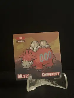 Pokemon Eif origin Gameboy Lenticular Numel/camerupt #NN - Image 2