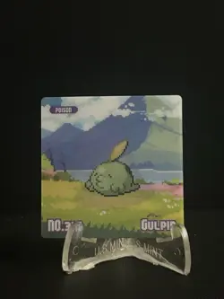 Pokemon Eif origin Gameboy Lenticular Gulpin/swalot #NN - Image 1