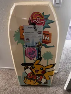 2025 Pokemon World Championships Pikachu Bodyboard Boogie Board Anaheim Worlds - Image 1