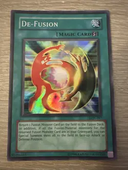 Yu-Gi-Oh! De-Fusion LON-097 Unlimited LP Super Rare Card - Image 1