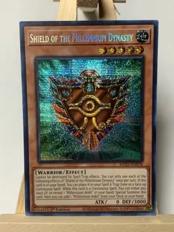 Yu-Gi-Oh! TCG Shield of The Millenium Dynasty Starlight Rare 1st Edition MP25 - Image 3
