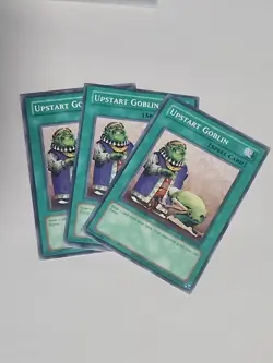 X3 Yu-Gi-Oh! TCG Upstart Goblin Retro Pack RP01-EN056 Unlimited Playset Yugioh - Image 1