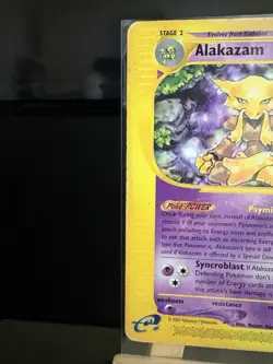 ALAKAZAM - 33/165 Expedition Set 2002 - Regular Rare MP - Pokemon TCG Card - Image 2