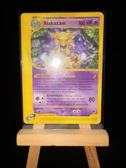 ALAKAZAM - 33/165 Expedition Set 2002 - Regular Rare MP - Pokemon TCG Card - Image 4