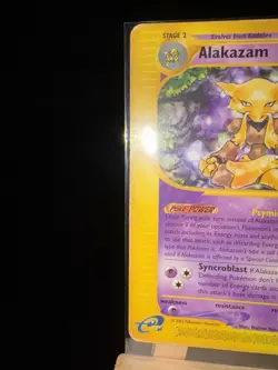 ALAKAZAM - 33/165 Expedition Set 2002 - Regular Rare MP - Pokemon TCG Card - Image 5