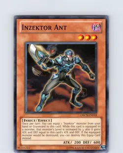 Yu-Gi-Oh TCG Inzektor Ant ORCS-EN018 Unlimited Common Card NM - Image 1