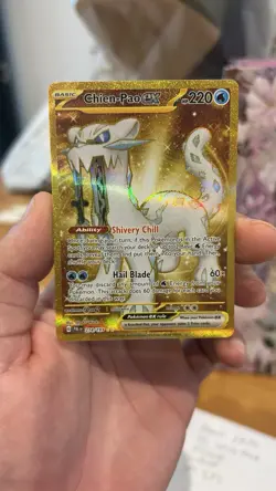 Pokemon TCG Chien-Pao EX Scarlet & Violet Paldea Evolved Hyper Card 274/193 - Image 1