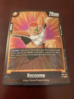 Recoome FB01-132 Foil Rare Dragon Ball Super Fusion World Awakened Pulse Card - Image 2