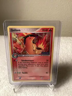 Pokemon Quilava TCG Card 70 HP Smokescreen Attack 40 - Image 1