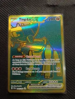 Ting-Lu ex - 244/091 - Secret Rare - Paldean Fates - Pokemon Card - NM/M - Image 1